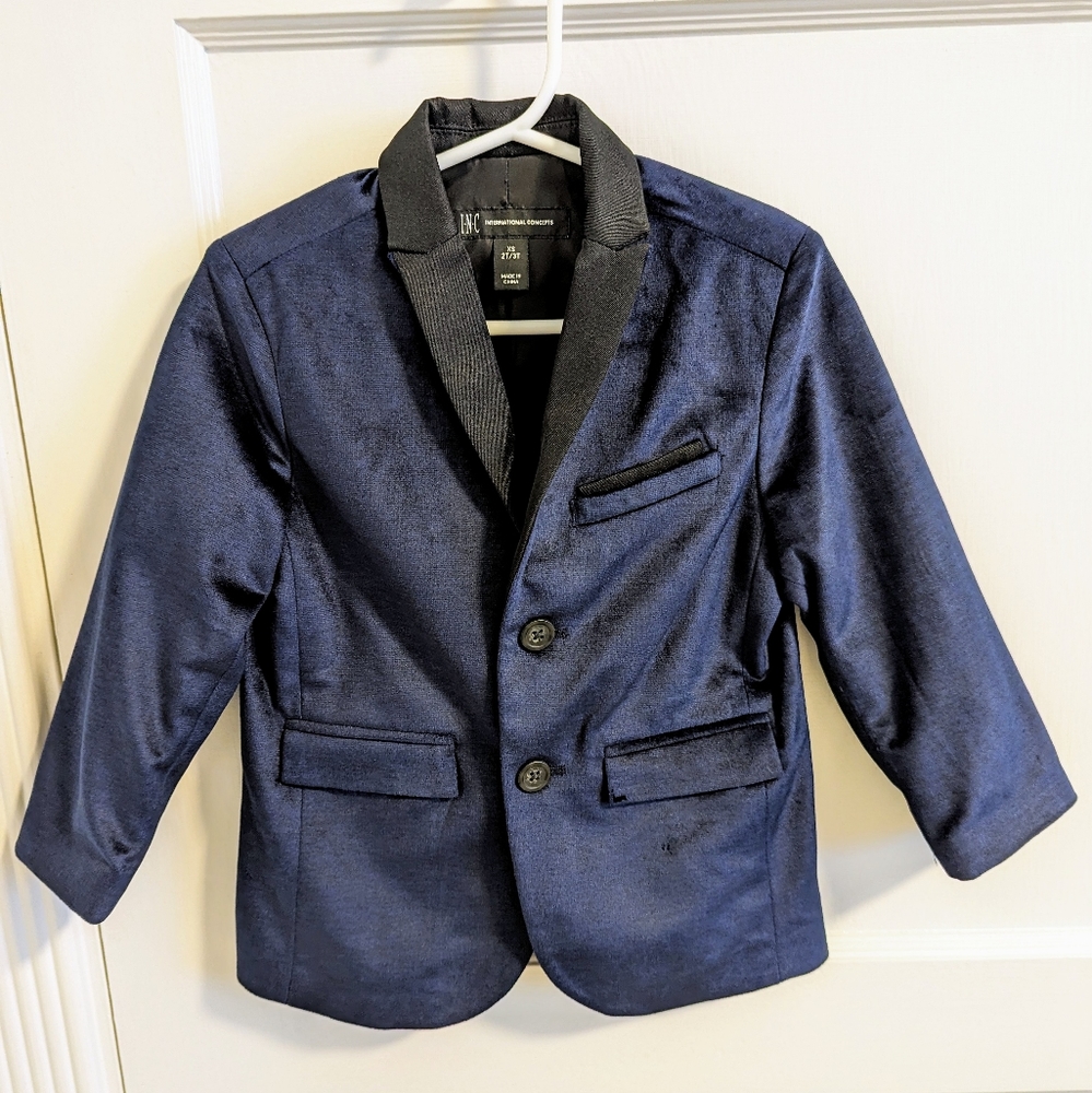NWOT Toddler Boy 2T/3T Velour Blazer